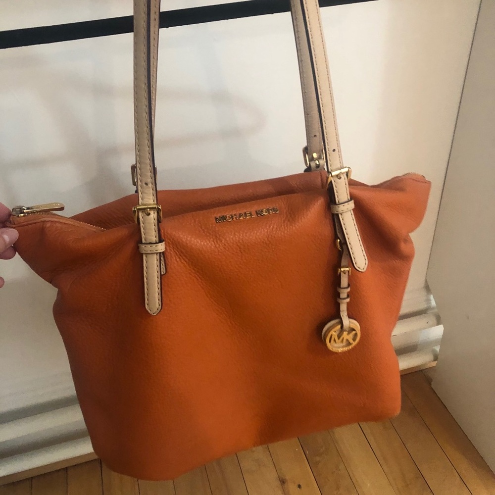 Michael Kors Orange Tote Bag